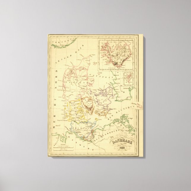 Impressão Em Tela Dinamarca 11 (Frente)