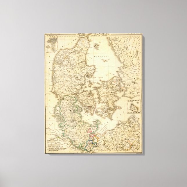 Impressão Em Tela Dinamarca 8 (Frente)