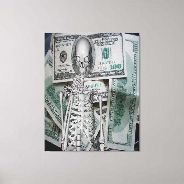 Impressão Em Tela Dinheiro (Frente)