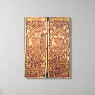 Impressão Em Tela Diptych consular Anastasius cinzelado