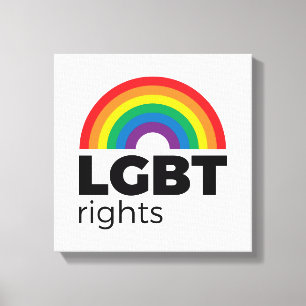 Impressão Em Tela Direitos LGBT