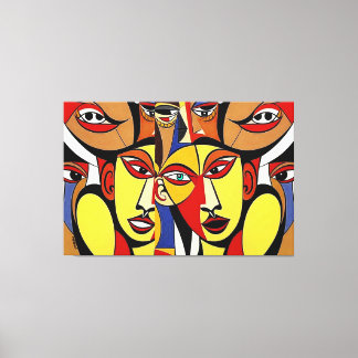 Impressão Em Tela Dissentidos, arte cúbica