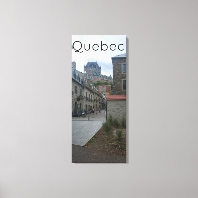 Impressão Em Tela Distrito histórico na cidade de Quebec (Frente)