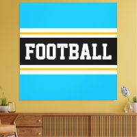 Diversão do FUTEBOL Céu Azul Preto Amarelo Branco