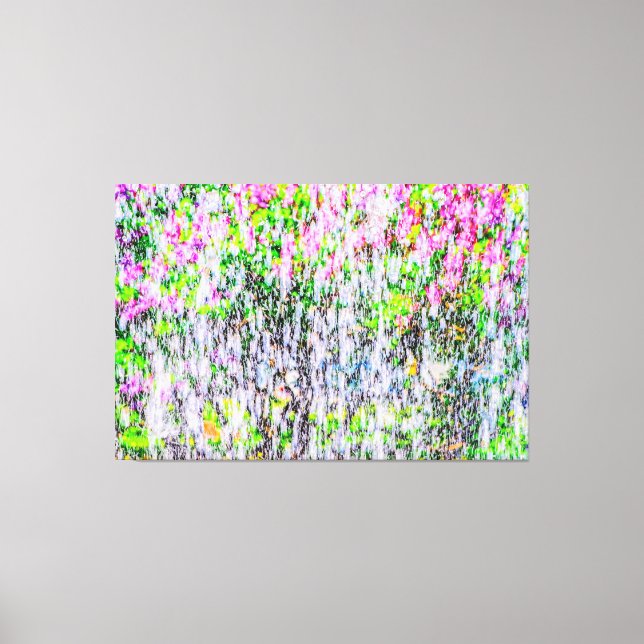 Impressão Em Tela Divertimento De Água No Jardim Lilacs (Frente)