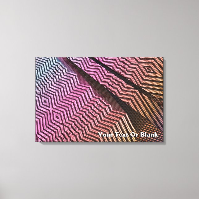 Impressão Em Tela Divisões Tribais (Frente)