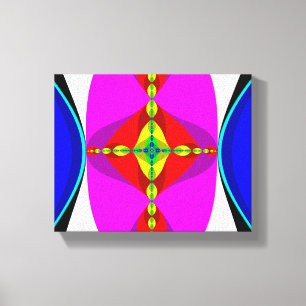 Impressão Em Tela DNA - Arte Fractal