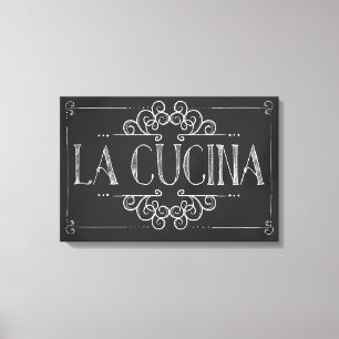 Impressão Em Tela Do "canvas de Cucina La"