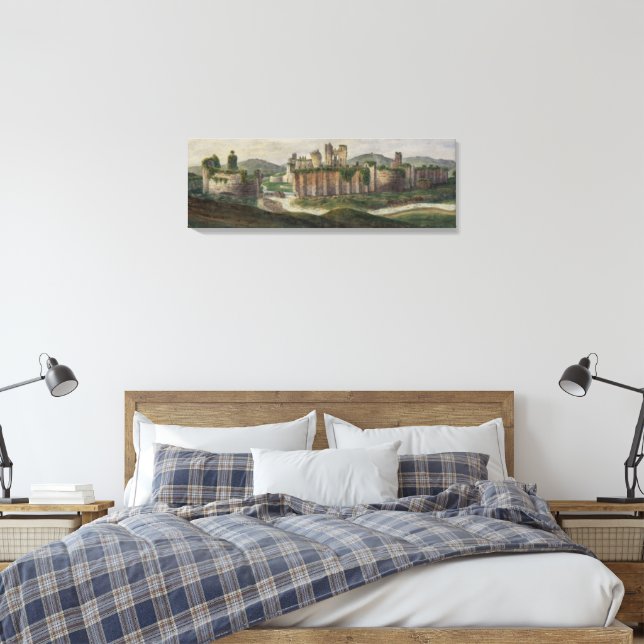 Impressão em Tela do Castelo de Caerphilly de Alph (Insitu(Quarto))