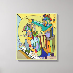 Impressão Em Tela Do "cena Ragtime" por Ruchell Alexander