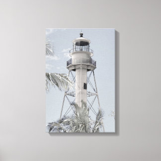 Impressão em tela do Farol de Sanibel