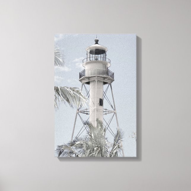 Impressão em tela do Farol de Sanibel (Frente)