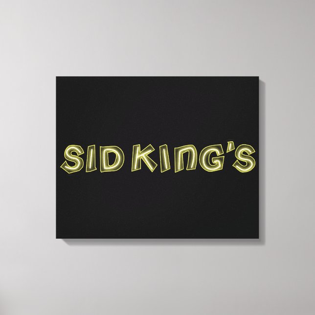 Impressão Em Tela do sid king (Frente)