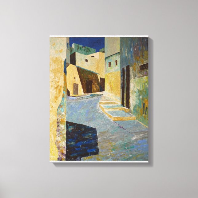 Impressão Em Tela Do sol na rua (Frente)