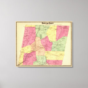 Impressão Em Tela Do sudeste, cidade