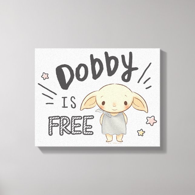 Impressão Em Tela Dobby Is Free (Frente)