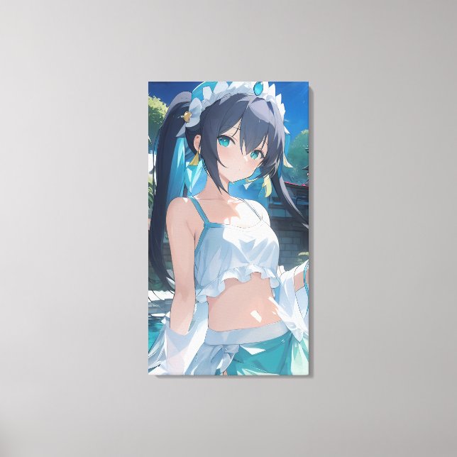 Impressão Em Tela Doce Arte Anime. (Frente)