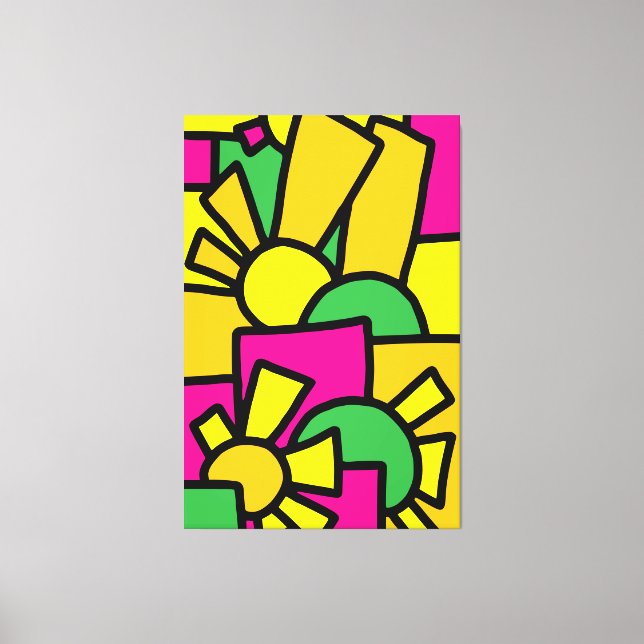 Impressão Em Tela Dodle Festivo Art 42º (Frente)