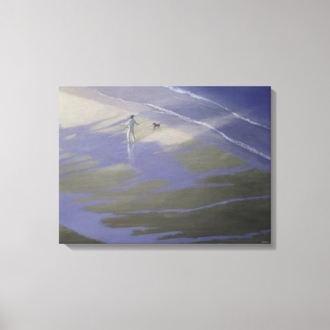 Impressão Em Tela Dog Walk 1985 (Frente)