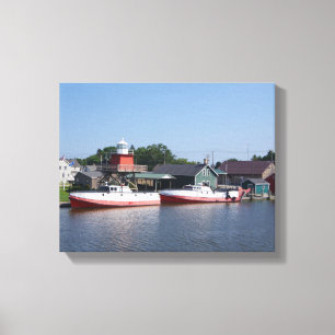 Impressão Em Tela Dois Rivers, tela de Wisconsin