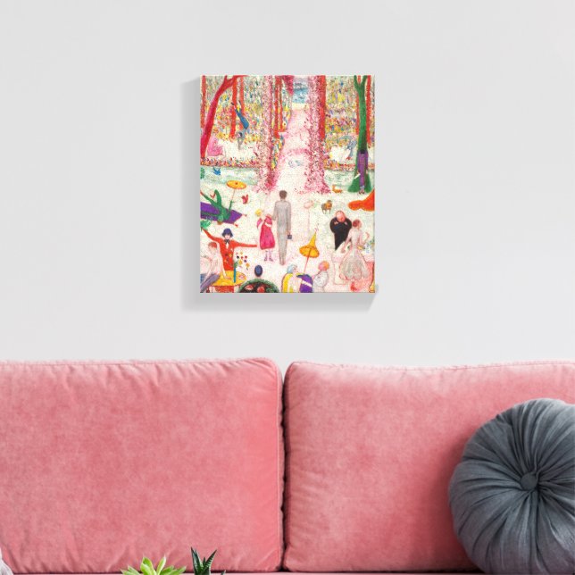 Impressão Em Tela Domingo à tarde no País (Insitu(Sala de estar))