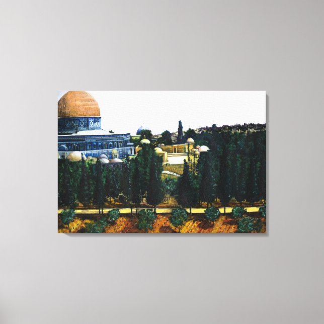 Impressão Em Tela Domo Da Rocha, Jerusalém (Frente)
