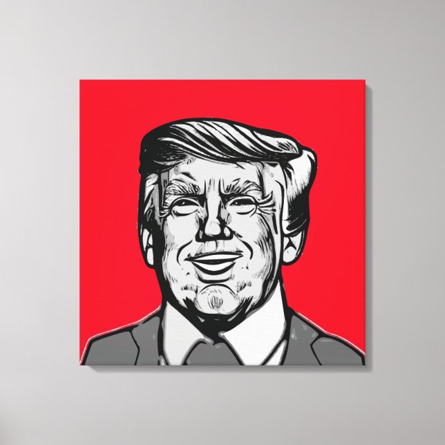IMPRESSÃO EM TELA DONALD TRUMP (Frente)