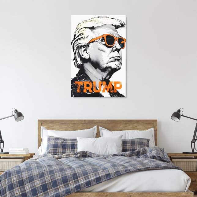 Impressão Em Tela Donald Trump (Insitu(Quarto))