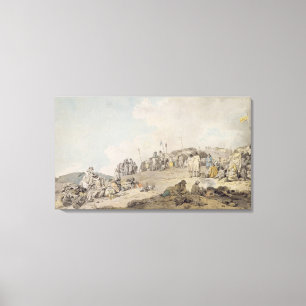 Impressão Em Tela Donnybrook justo, 1782 (caneta, tinta e w/c no