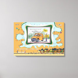 Impressão Em Tela Door Is a Jar | Literal Wordplay Humor 24x16