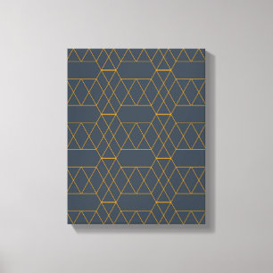 Impressão Em Tela Dourado, simples, moderno, legal, linhas de tendên