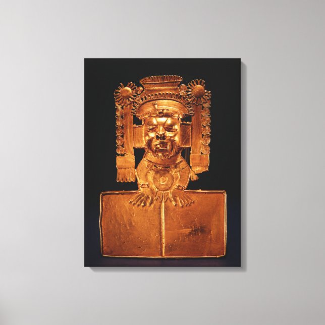 Impressão Em Tela Doutorado do deus Xipe Totec (Frente)