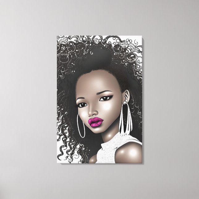 Impressão Em Tela Download digital do muro vibrante de arte da pop D (Frente)