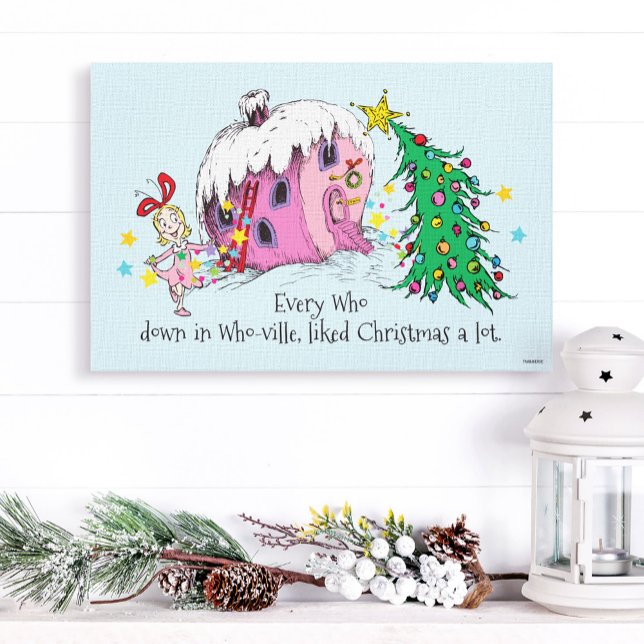 Impressão Em Tela Dr. Seuss | Every Who in Who-ville (Criador carregado)