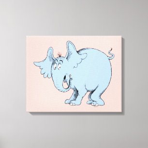 Impressão Em Tela Dr. Seuss Horton e o Mundo dos Quem