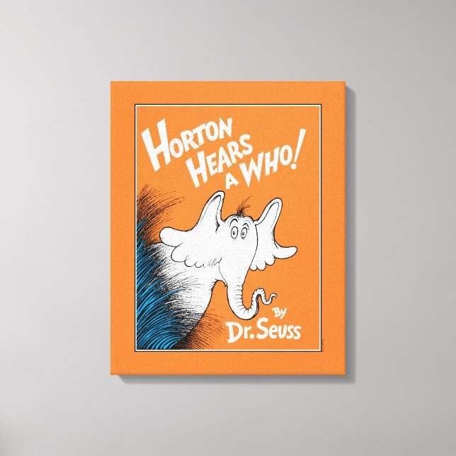 Impressão Em Tela Dr. Seuss | Horton Hears A Who The Book (Frente)