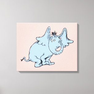 Impressão Em Tela Dr. Seuss Horton Lado Vista