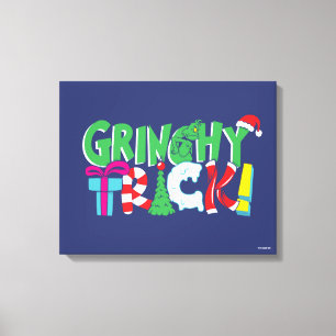 Impressão Em Tela Dr. Seuss Truque Grinchy