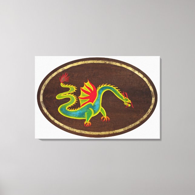 Impressão Em Tela Dragão 2009 (Frente)