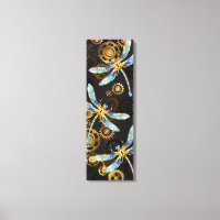 Dragões-do-galho-do-mar em fundo listrado castanho