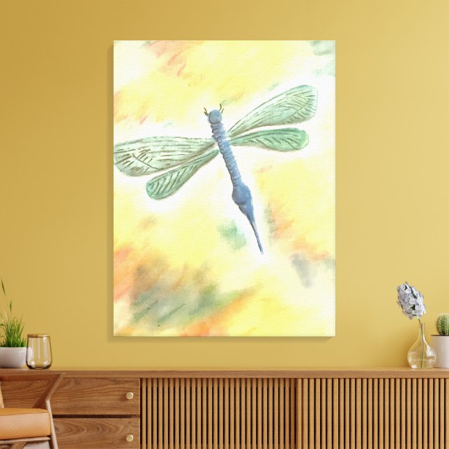 Impressão Em Tela Dragonfly (Insitu(Sala de estar))