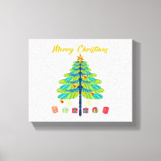 Impressão Em Tela Dragonfly Christmas Tree Gift