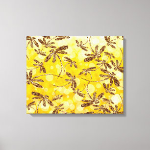 Impressão Em Tela Dragonfly Summer