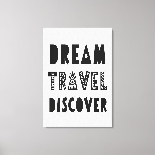 Impressão Em Tela Dream Viagem (Frente)