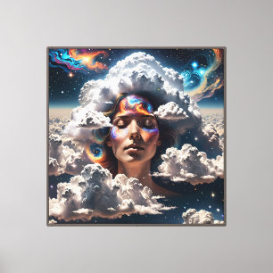 Impressão Em Tela Dreamscape (Paisagem do Sonho): Uma Viagem Cósmica