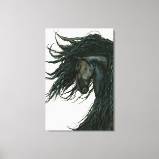 Impressão Em Tela DreamWalker Black Horse Art de Bihrle