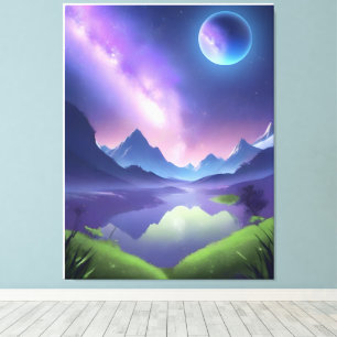 Impressão Em Tela Dreamy Starry Night