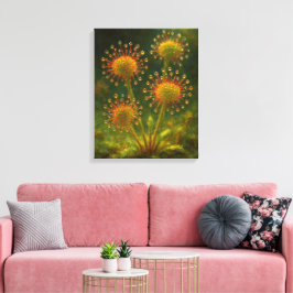 Impressão Em Tela Drosera: Elegância Tóxica Arte Impressionista