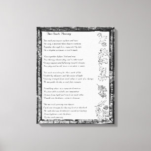 Impressão Em Tela Duas Almas Passando