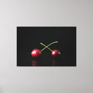 Impressão Em Tela Duas cerejas 60x40 (150x100cm) foram